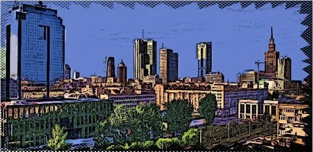 warsaw skyline warsaw skyline