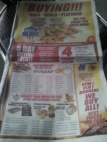 [image: Cash for Gold ad in Manila,Philippines]