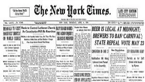 Beer is Legal