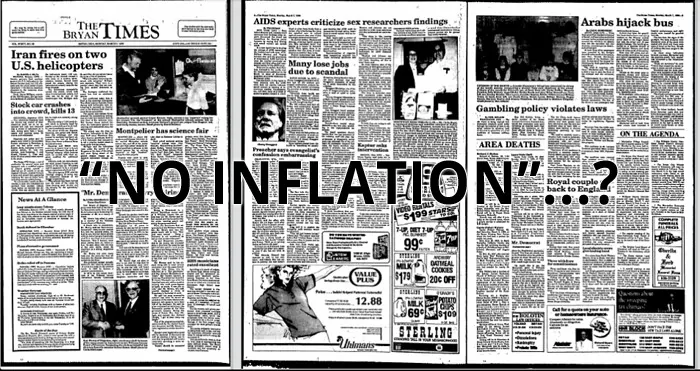 “No inflation” Friday: the dollar has lost 83.3% against…