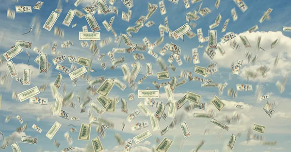 Dollar-in-the-air