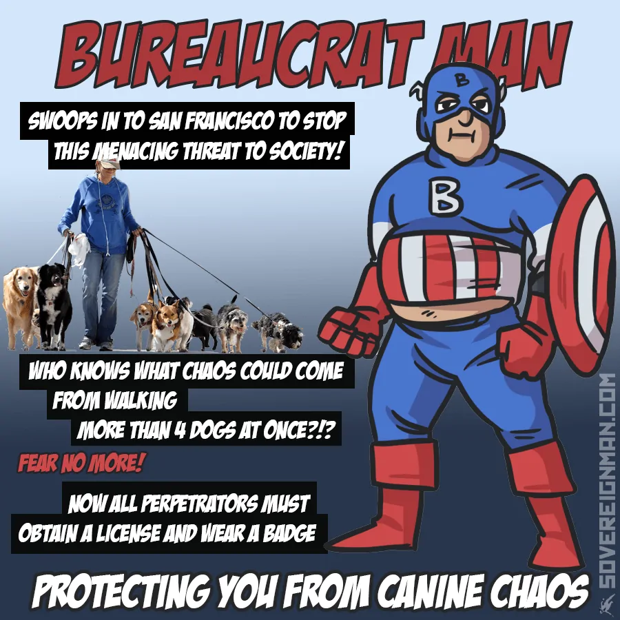 Bureaucrat Man Canine Chaos