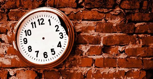 What do you do when none of the clocks have any hands?