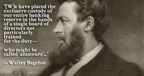 Wise words about ‘amateur’ central bankers, courtesy of the Economist