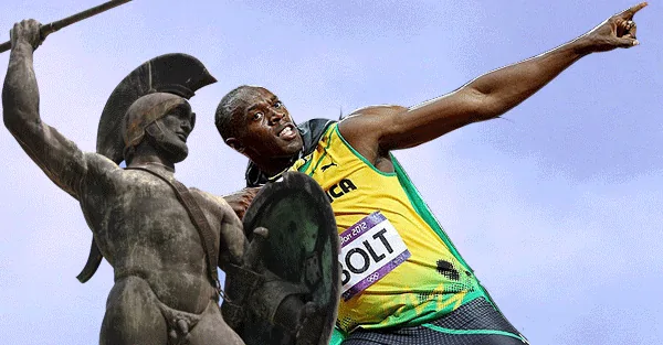 Usain Bolt has got nothing on Leonidas of Rhodos