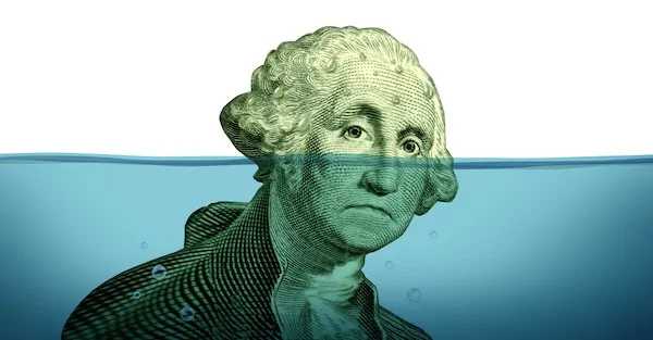 The root of the debt crisis: every $1 in debt generates just 44 cents of economic output