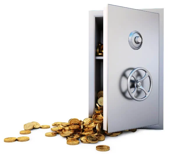 home-safe-with-gold coins