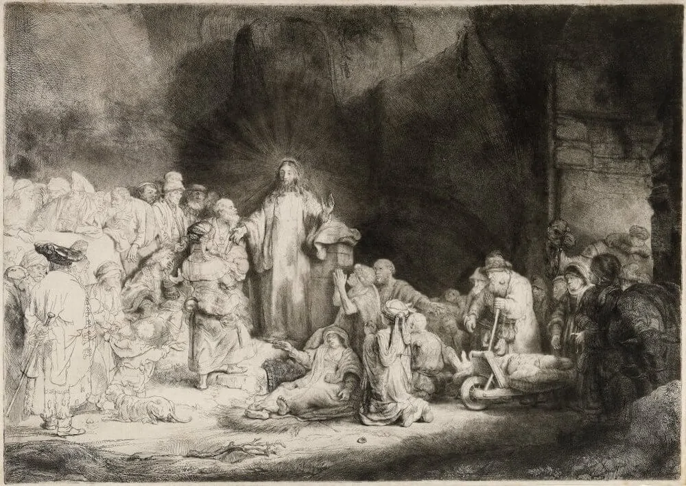 Christ healing the sick