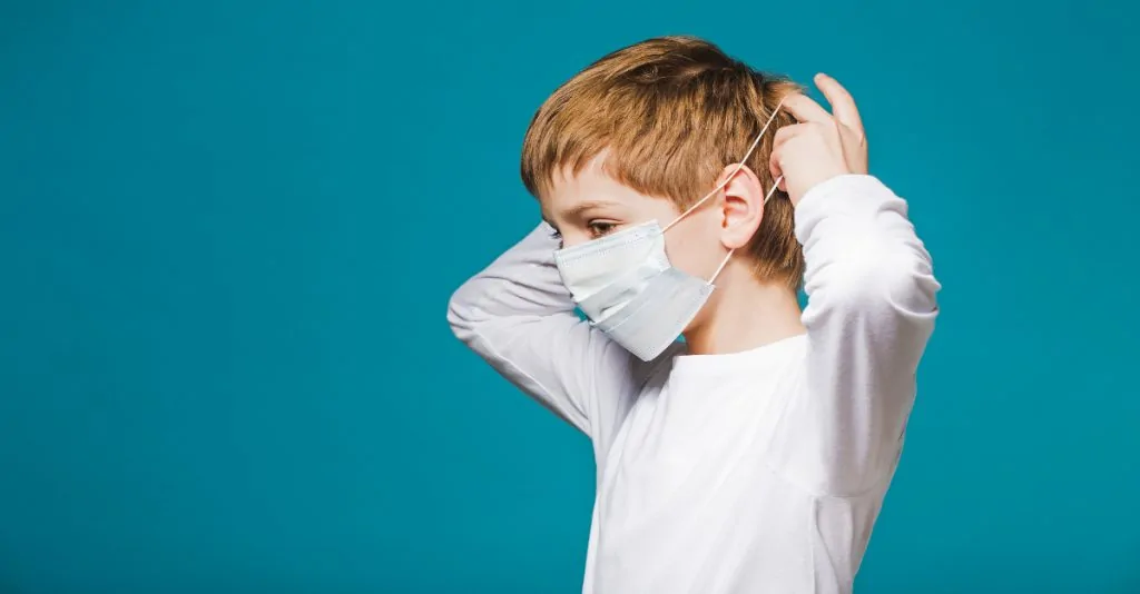 Masks containing harmful chemical distributed to schoolchildren