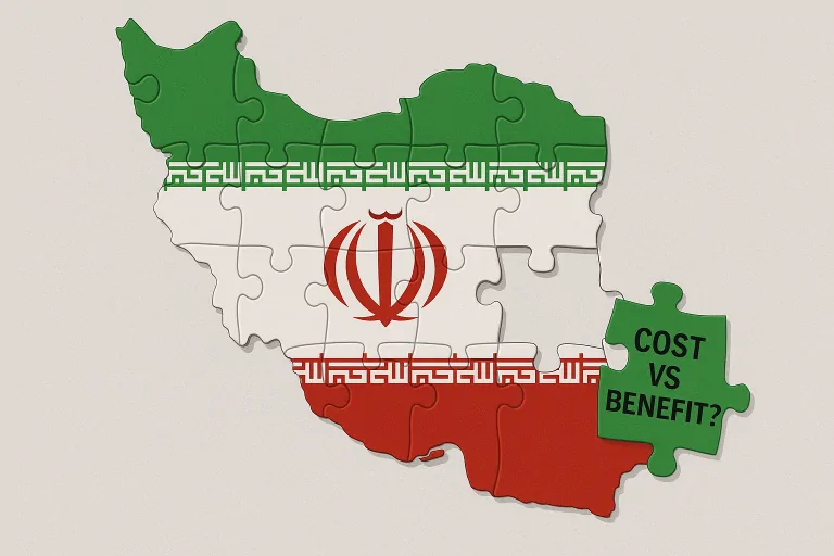 The missing part RE: Iran— no rational discussion about costs