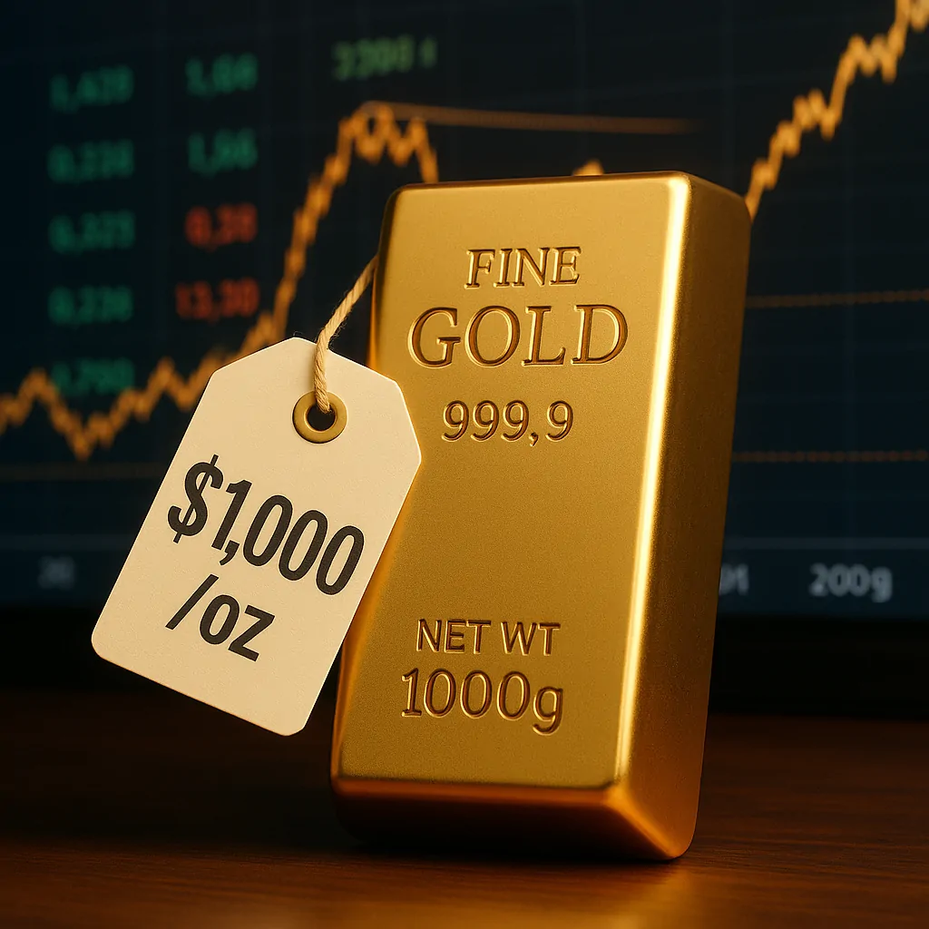 It’s like buying gold for $1,000 an ounce