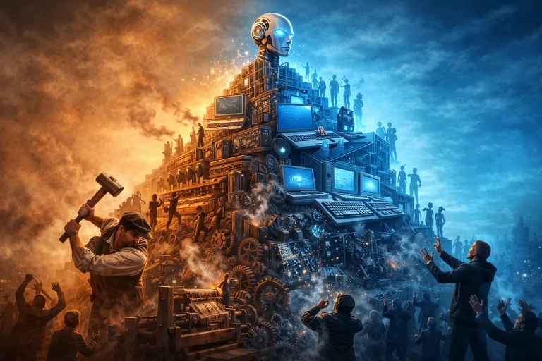 The Luddites were wrong in 1811. The AI doomsayers will be wrong today.