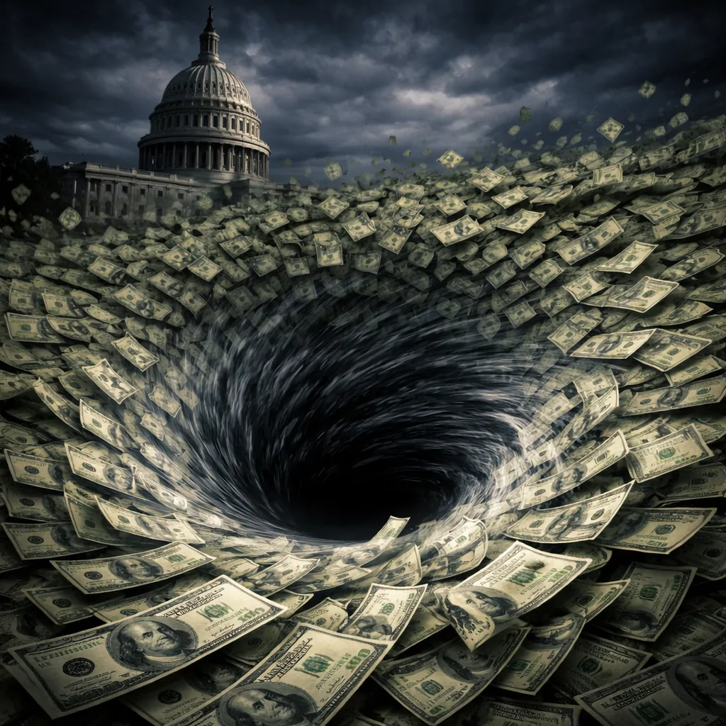 Ever wonder where $7 TRILLION goes? So does the government.