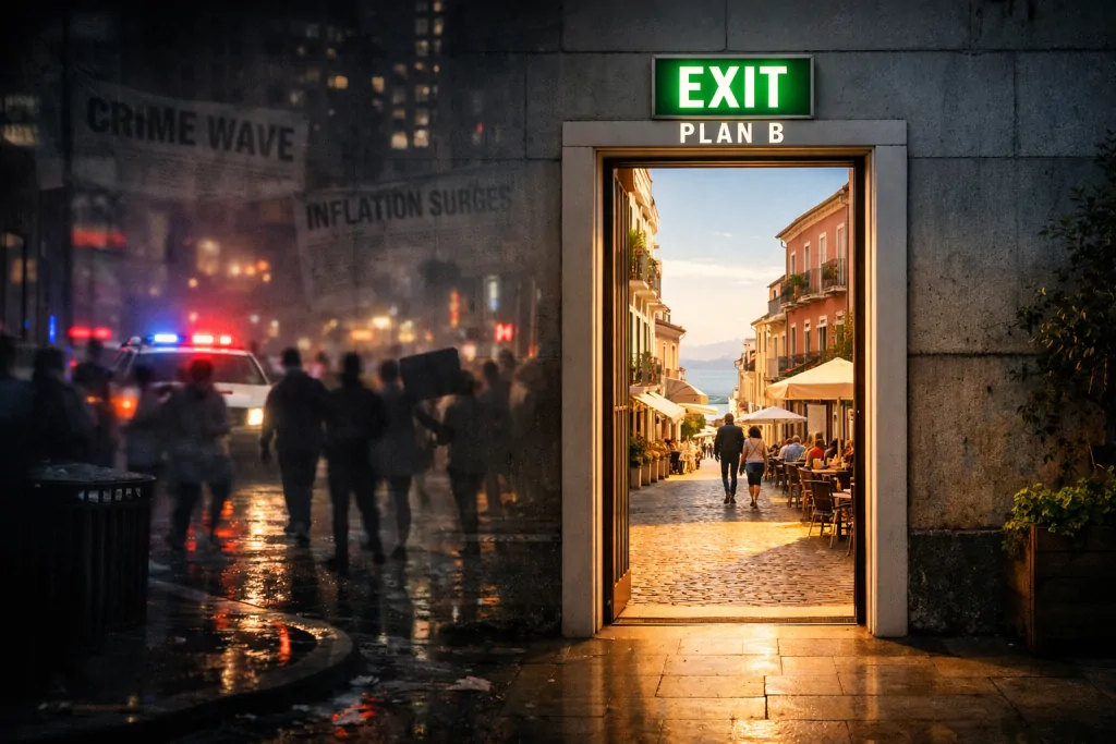 The American Dream now includes an exit strategy