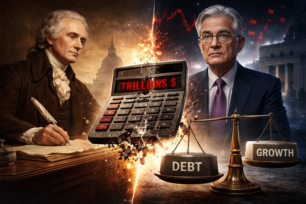 Jerome Powell tells Congress: “Good luck with that debt problem…”