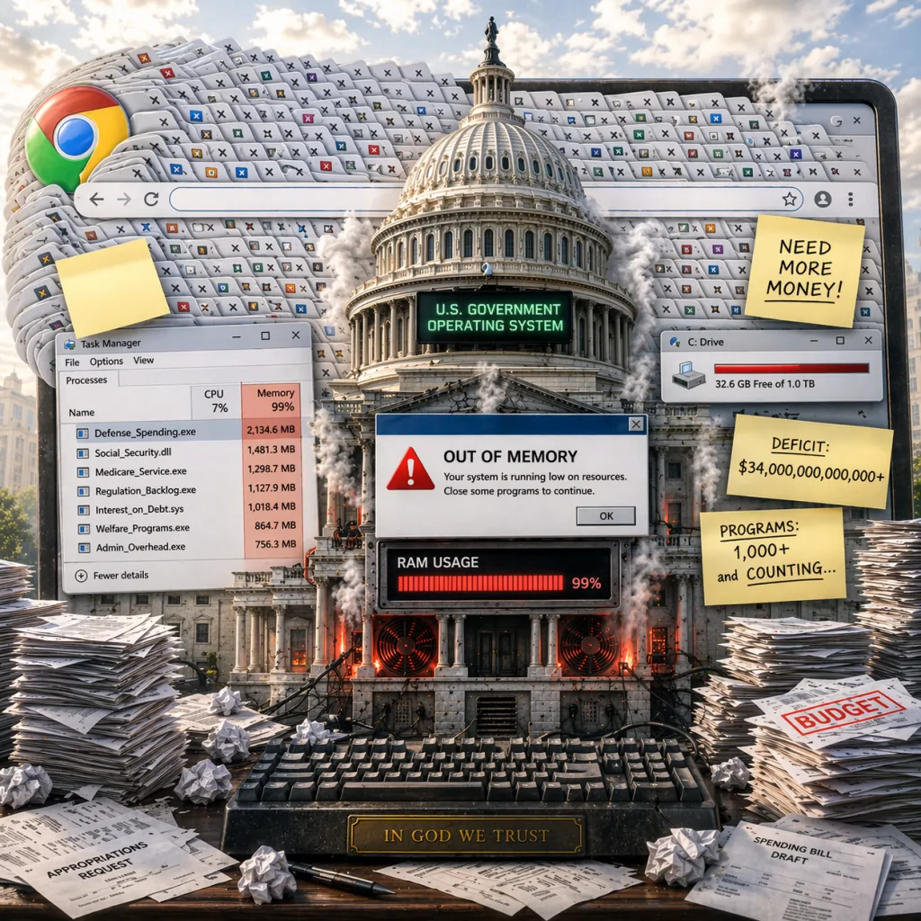 Why the Government Runs Like a Bloated Chrome Tab