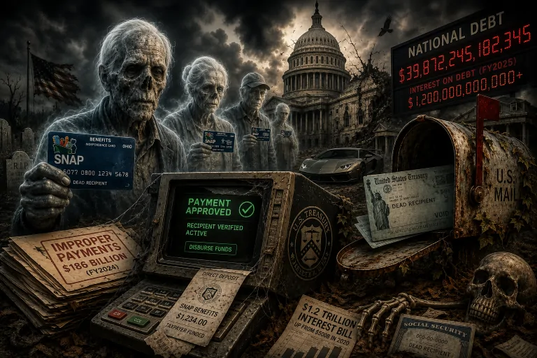186,000 Dead People on Food Stamps.