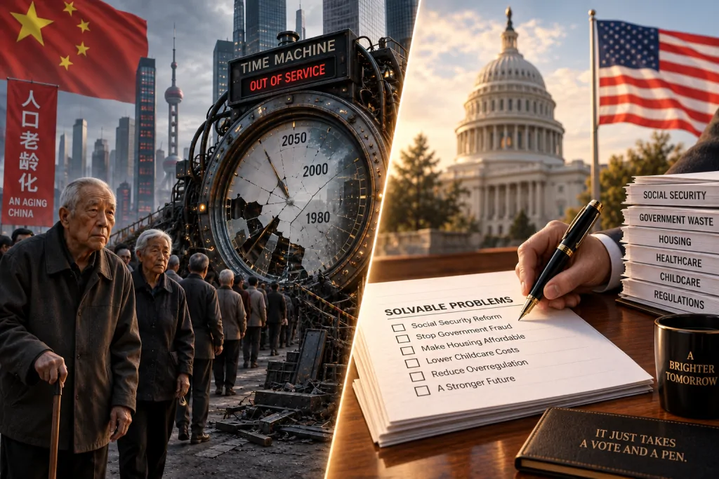 China Needs a Time Machine. America Just Needs a Pen.