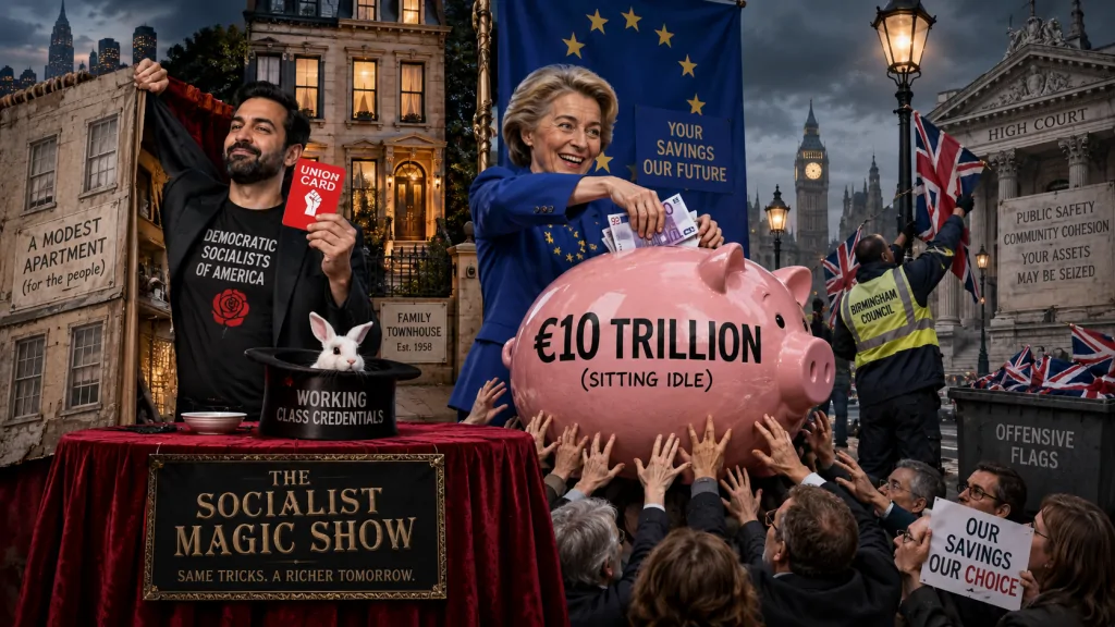 Mamdani’s new fake socialist… and Europe ‘finds’ 10 trillion euros!