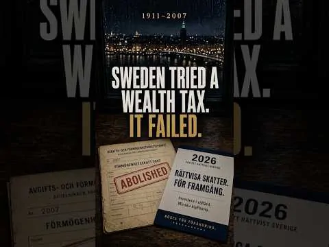 Sweden Already Tried a Wealth Tax. It Failed