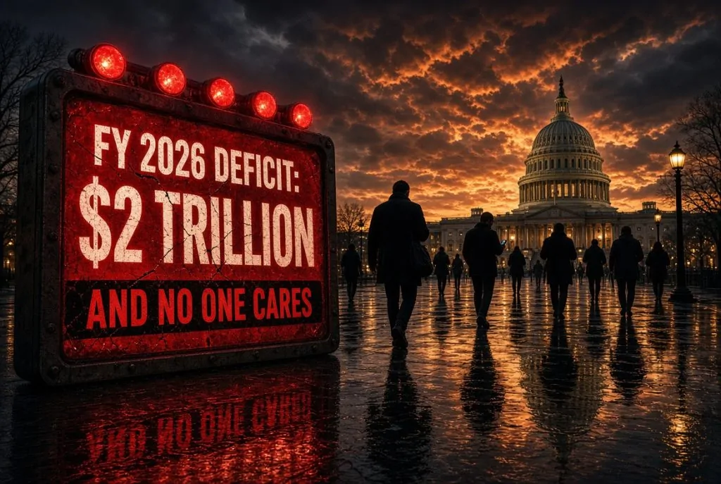 The FY 2026 deficit was $2 trillion… and no one cares